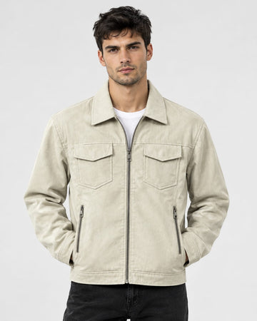 men's leather jacket
