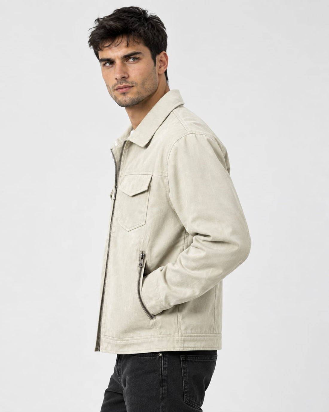 men's leather jacket