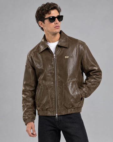 Leather jacket